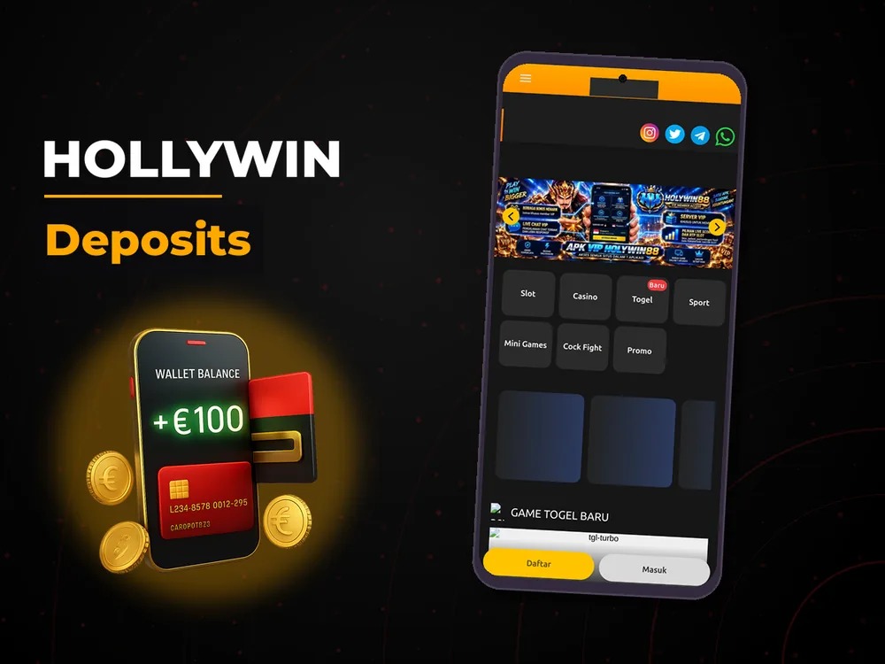 Hollywin - Deposits