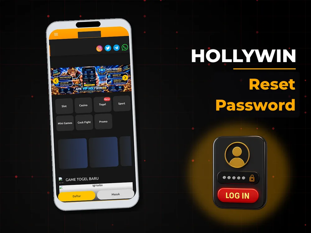 Hollywin - Reset Password