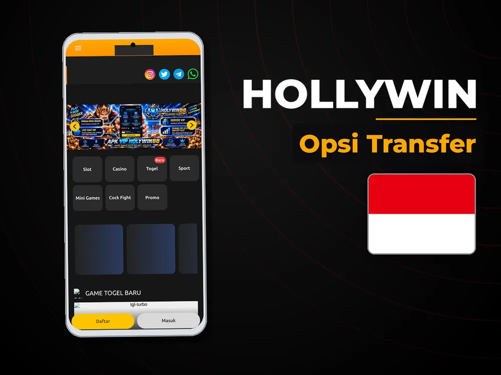 Hollywin - Opsi Transfer