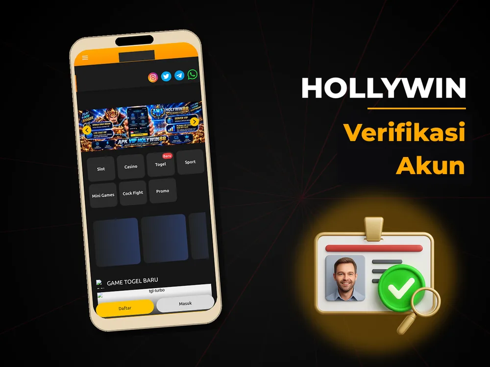 Hollywin - Verifikasi Akun