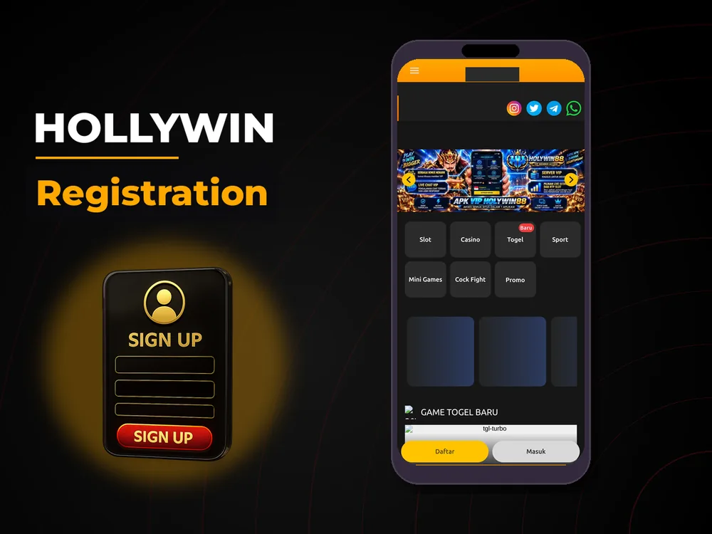 Hollywin - Registration
