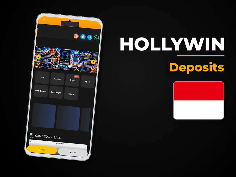 Hollywin - Deposits