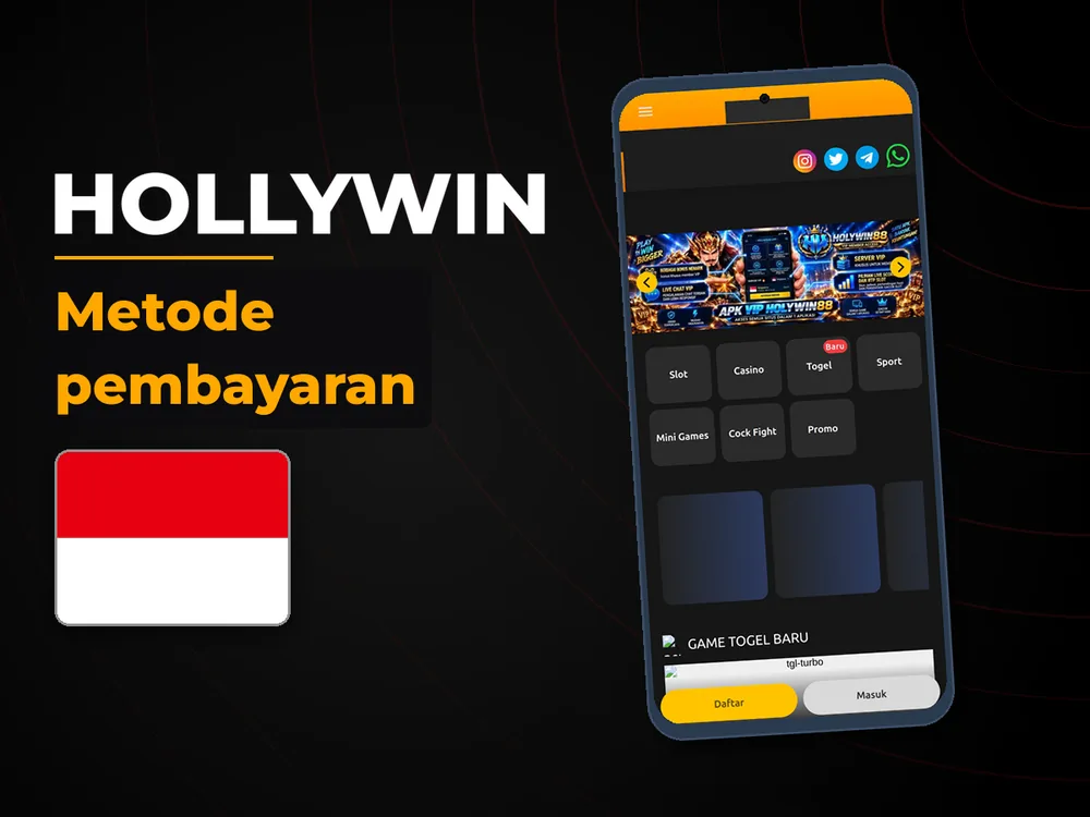 Hollywin - Metode pembayaran